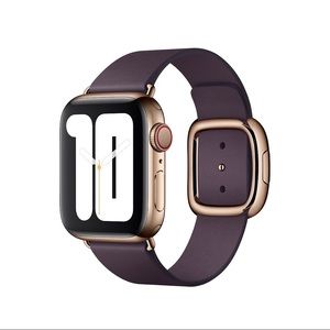 Aubergine Modern Buckle Apple Watch Band